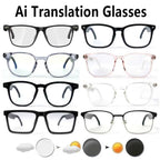 Smart glasses, app translation, color-changing lenses, high-definition voice calls, Hi-Fi music quality, open-ear audio glasses.