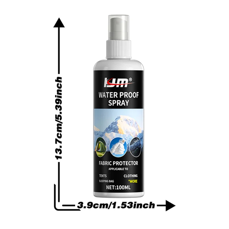 Nano Waterproof Coating Spray — 100ml, Instant Dry for Outdoor Gear