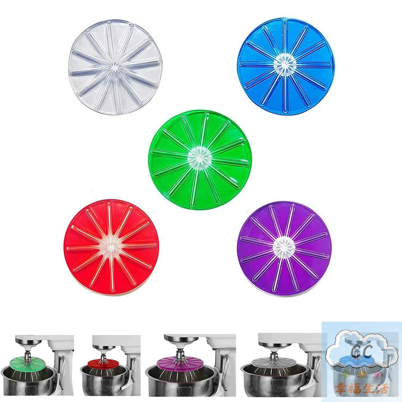 Anti-Splash Cream Scraper for Stand Mixers — 6-Wire Whisk Attachment