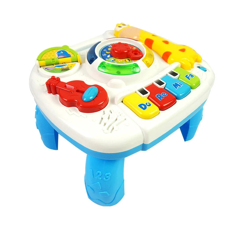 Music Table Baby Toys Learning Machine Educational Toy Music Learning Table Toy Musical Instrument for Toddler 6 Months+