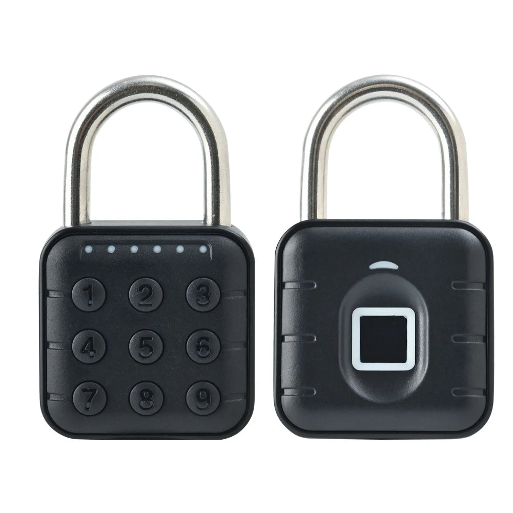 Keyless Fingerprint Padlock — Smart App, Waterproof, Anti-Theft
