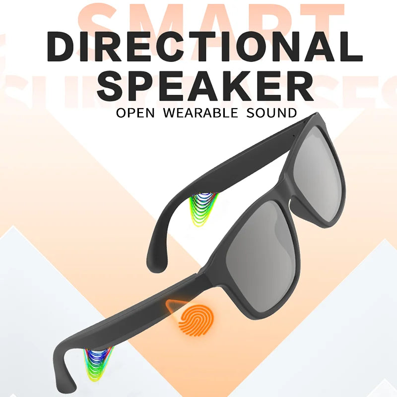Smart Bluetooth Audio Sunglasses — Wireless Hands-Free Music Headset