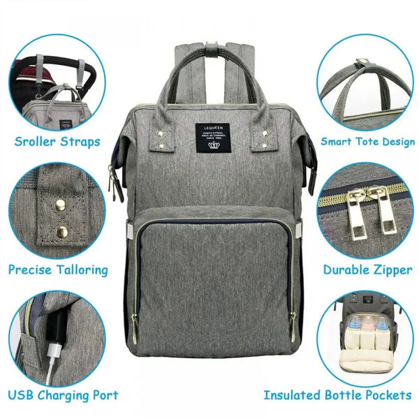 Large Capacity Waterproof Maternity Bag
