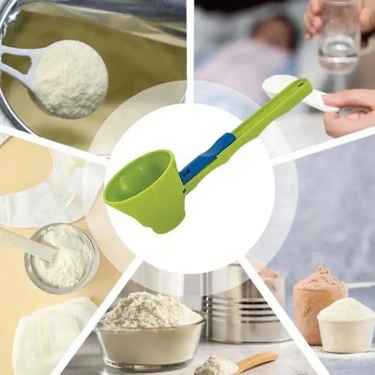 Portable Protein Funnel Scoop for Shaker Bottles; Gym & Travel