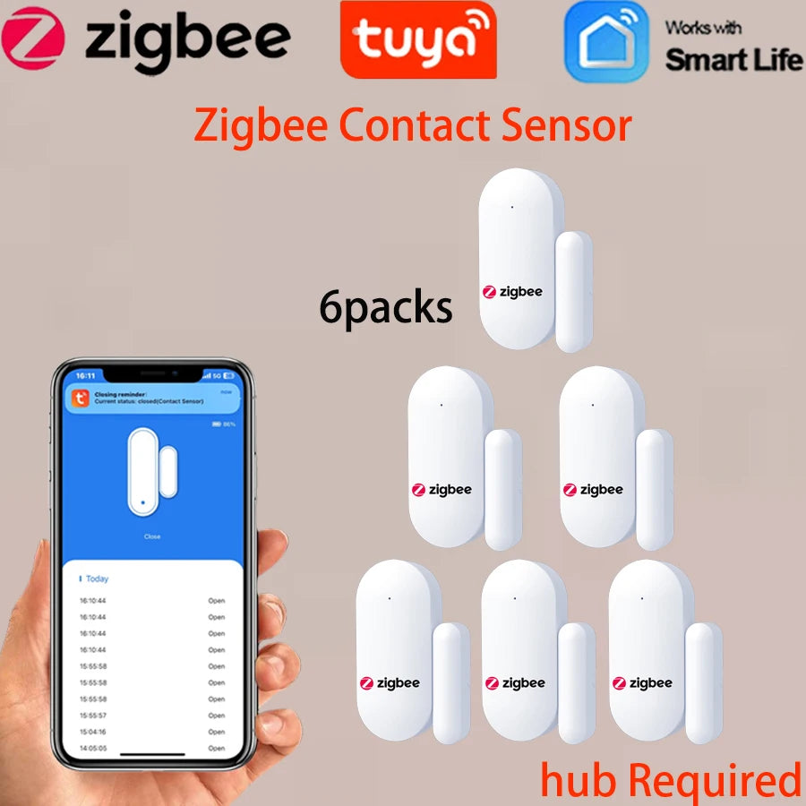 Smart Door & Window Sensor — Works with Alexa & Google Home