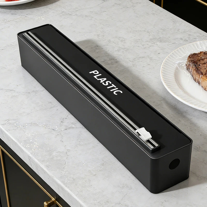 Extra-Large Cling Film & Foil Dispenser — Kitchen Cutter & Organizer