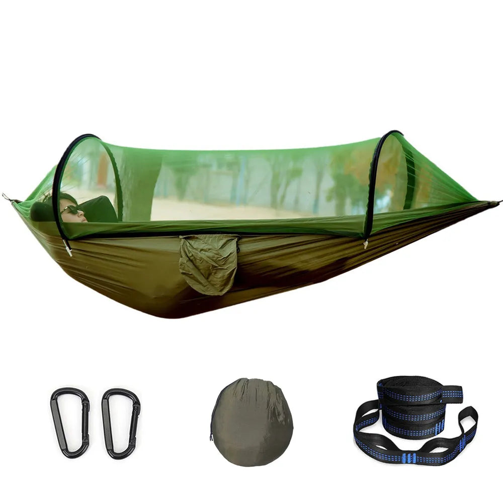 Portable Camping Hammock — Lightweight Travel Hammock with Straps