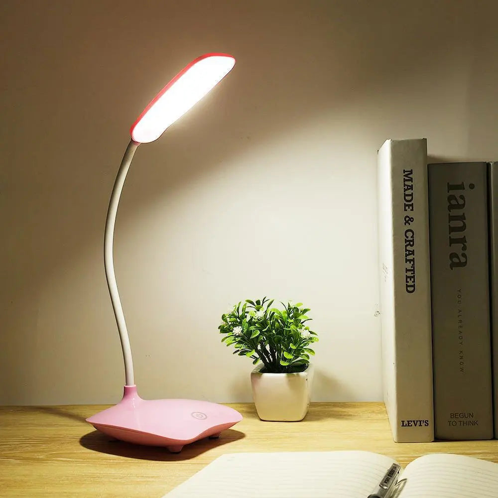 Multifunctional Portable LED Foldable Desk Lamp with USB Power Source for Nightlight Table Light, Adjustable Brightness and Fold
