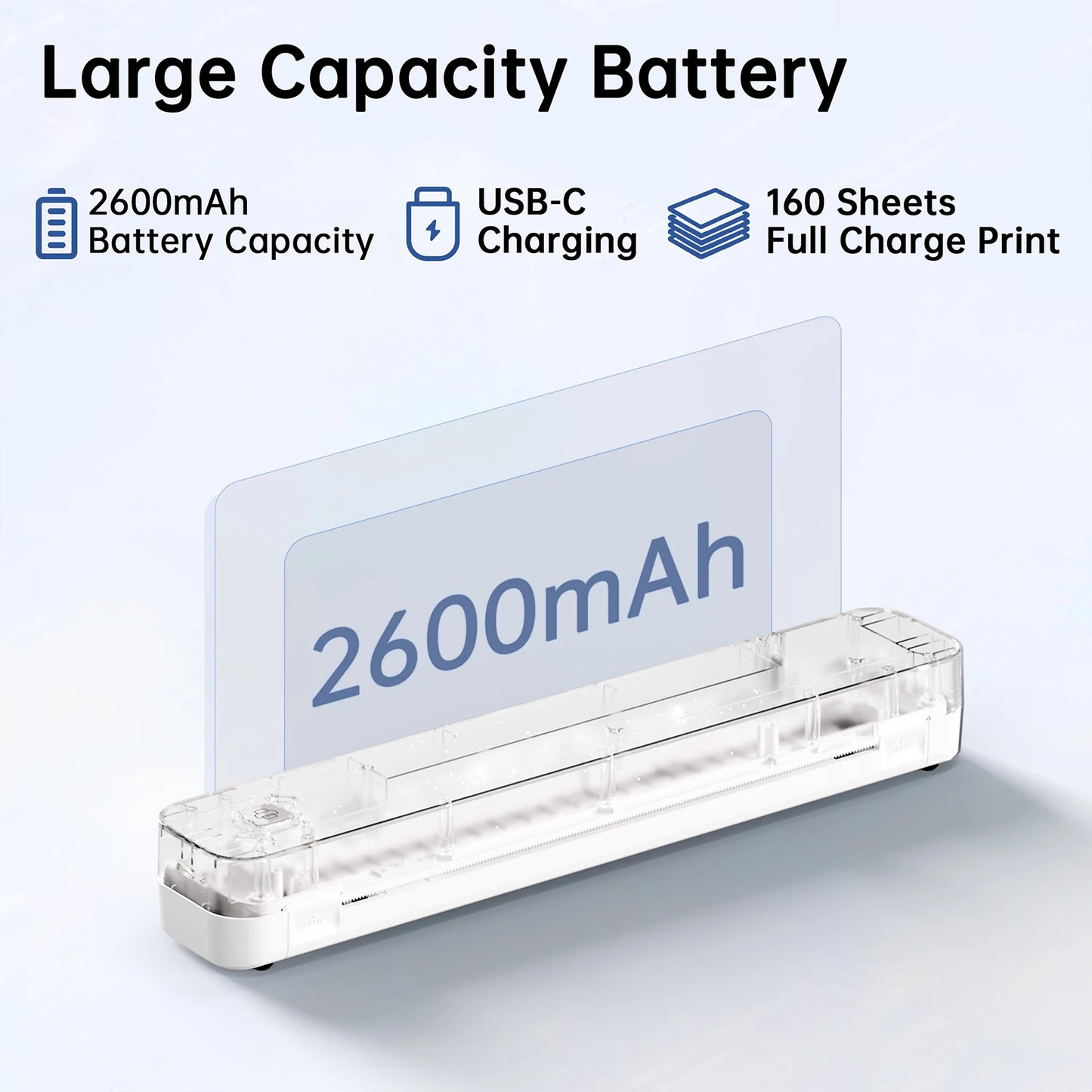 Mini Portable A4 Thermal Printer — Inkless HD for Photos & Documents