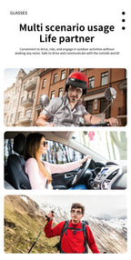 MZ02 Smart Glasses with Speaker Bluetooth Wireless Audio Touch Hands-Free Calling Stereo Music Headphones Smart Sunglasses