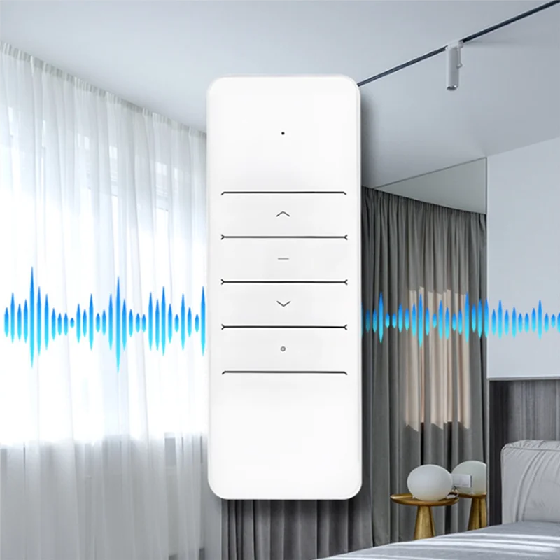 Smart Automatic Curtain Opener Robot — Remote Control & Timer