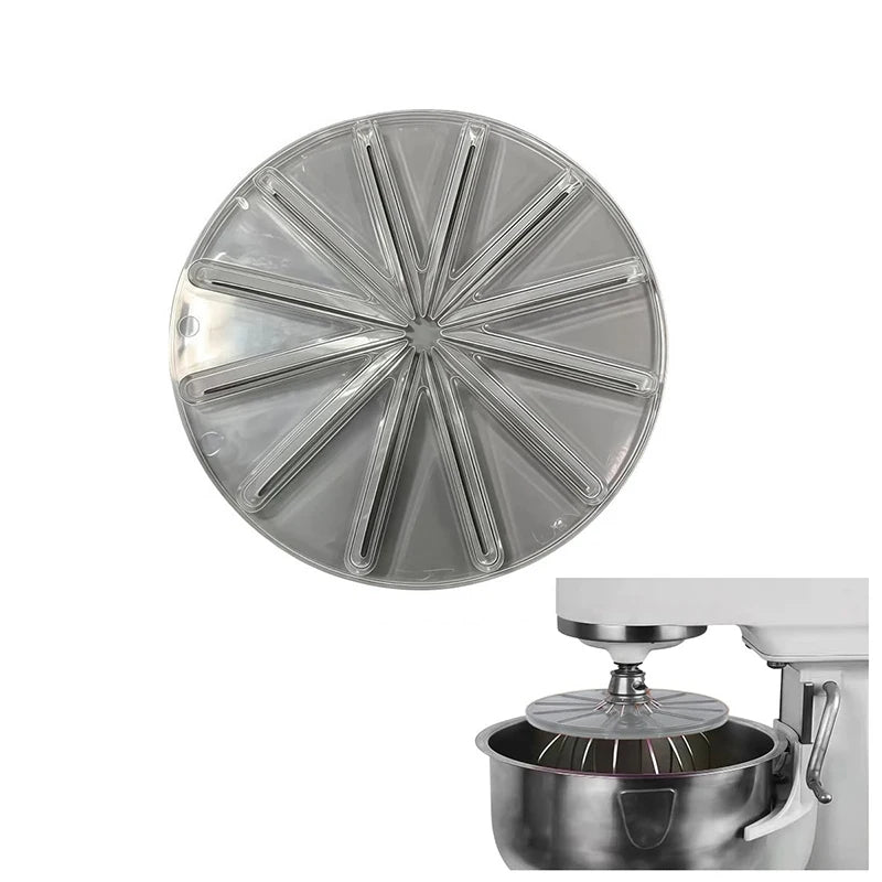 Anti-Splash Cream Scraper for Stand Mixers — 6-Wire Whisk Attachment