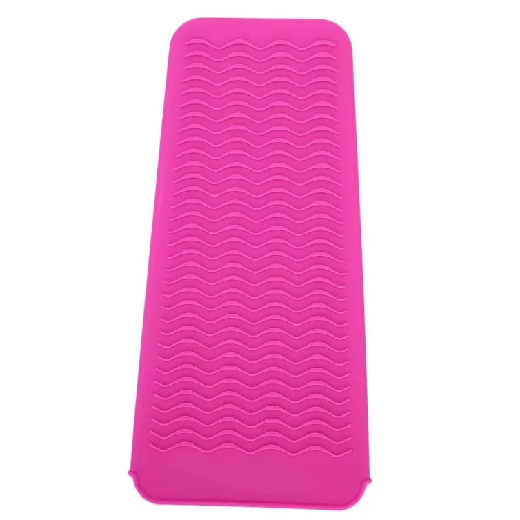 Portable Heat-Resistant Silicone Mat — Travel Pad for Curling Iron