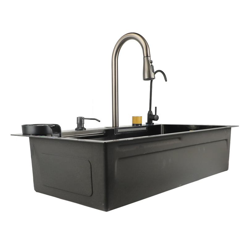 New Undermount Kitchen Sink Kitchen Sink Thickened Space Saving Rustproof Simple Large Capacity Professional for Home Kitchen