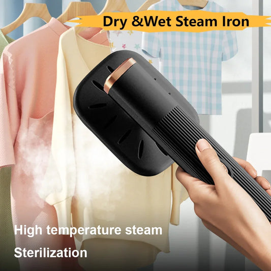 Mini Handheld Garment Steamer — USB Powered, 360° Wet & Dry Ironing