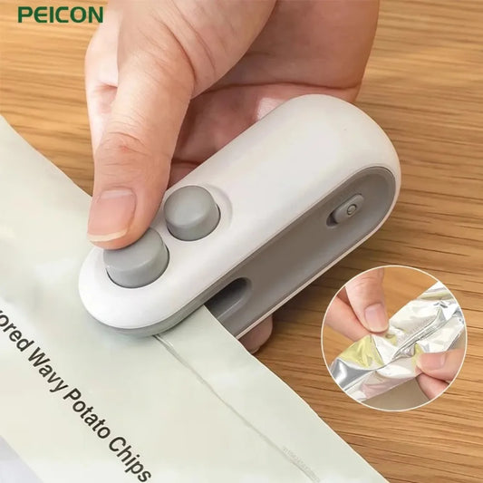 Electric Mini Bag Sealer — Quick Heat Seal for Mylar, Foil & Plastic