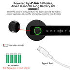 Smart Fingerprint Door Lock Electronic Lock with Password/Key/Card/Tuya APP Unlock - Kart It Up   -  