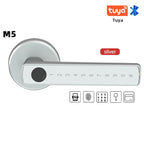 Smart Fingerprint Door Lock Electronic Lock with Password/Key/Card/Tuya APP Unlock - Kart It Up   - 41280612139095 