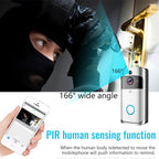 Smart WiFi Video Doorbell IP65 Waterproof - Kart It Up   -  
