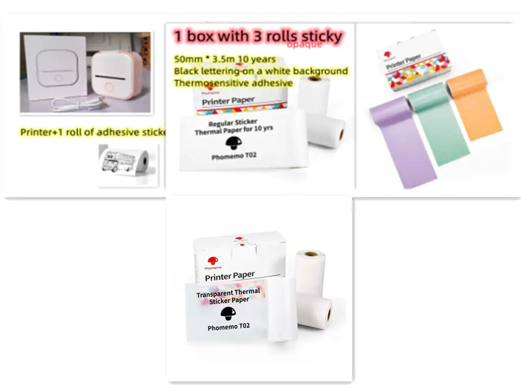 Portable Mini Thermal Label Printer - Kart It Up   - Portable Mini Thermal Label Printer - Kart It Up   -  - 