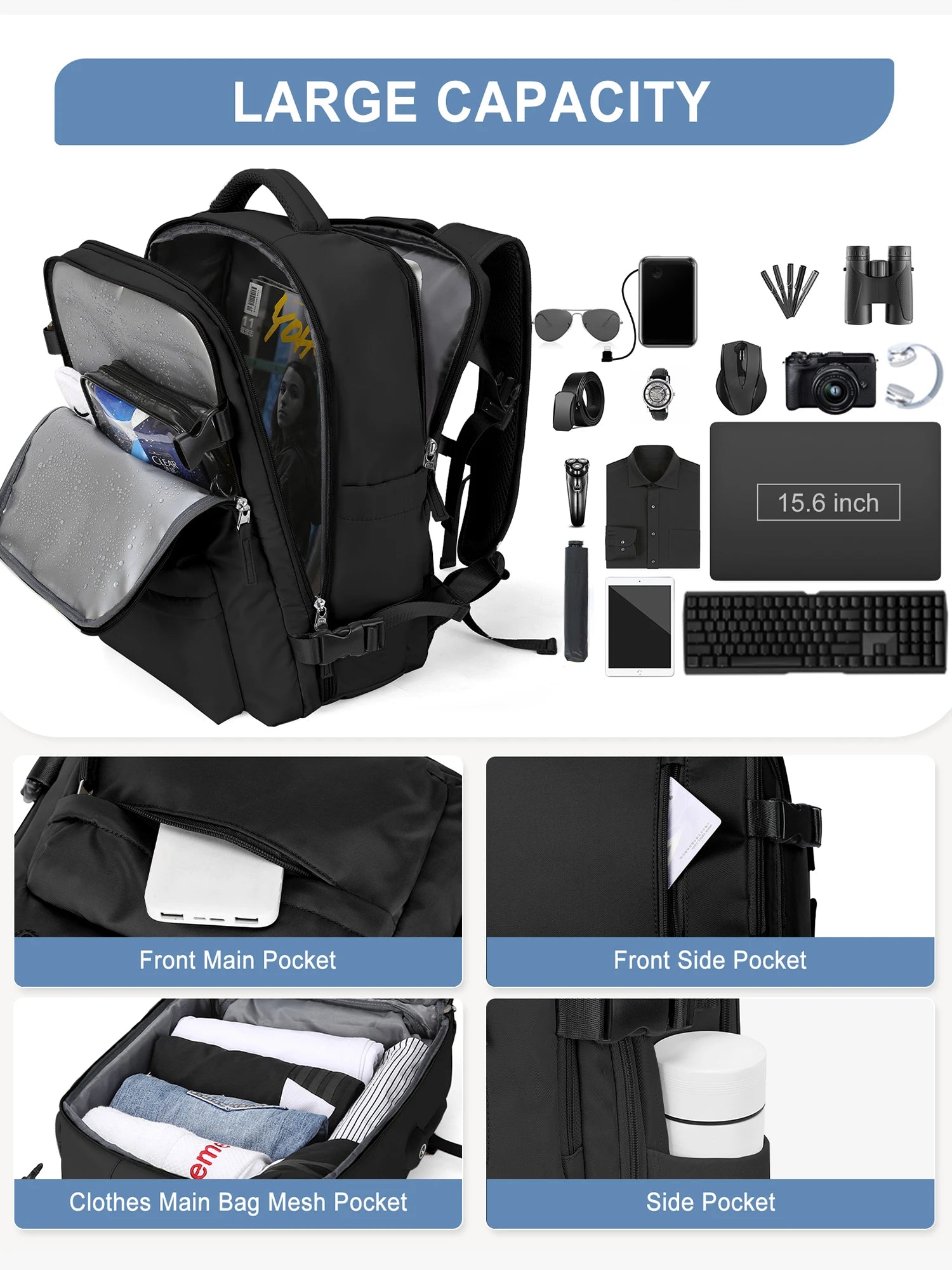Travel Backpack for Women and Men - Kart It Up   -  
