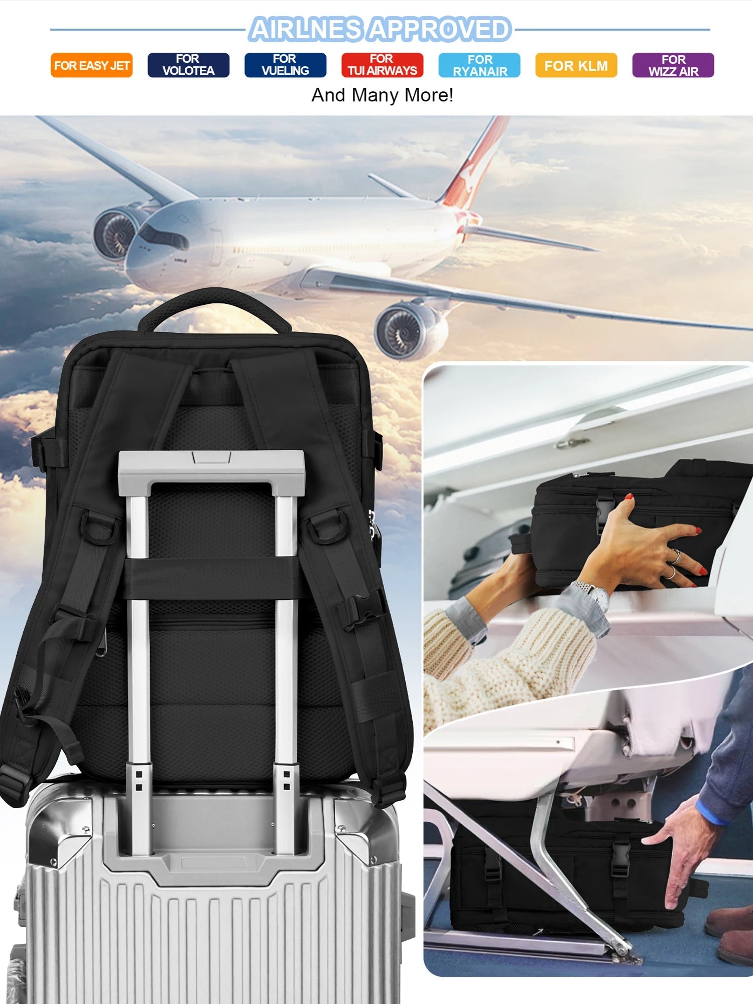 Travel Backpack for Women and Men - Kart It Up   -  