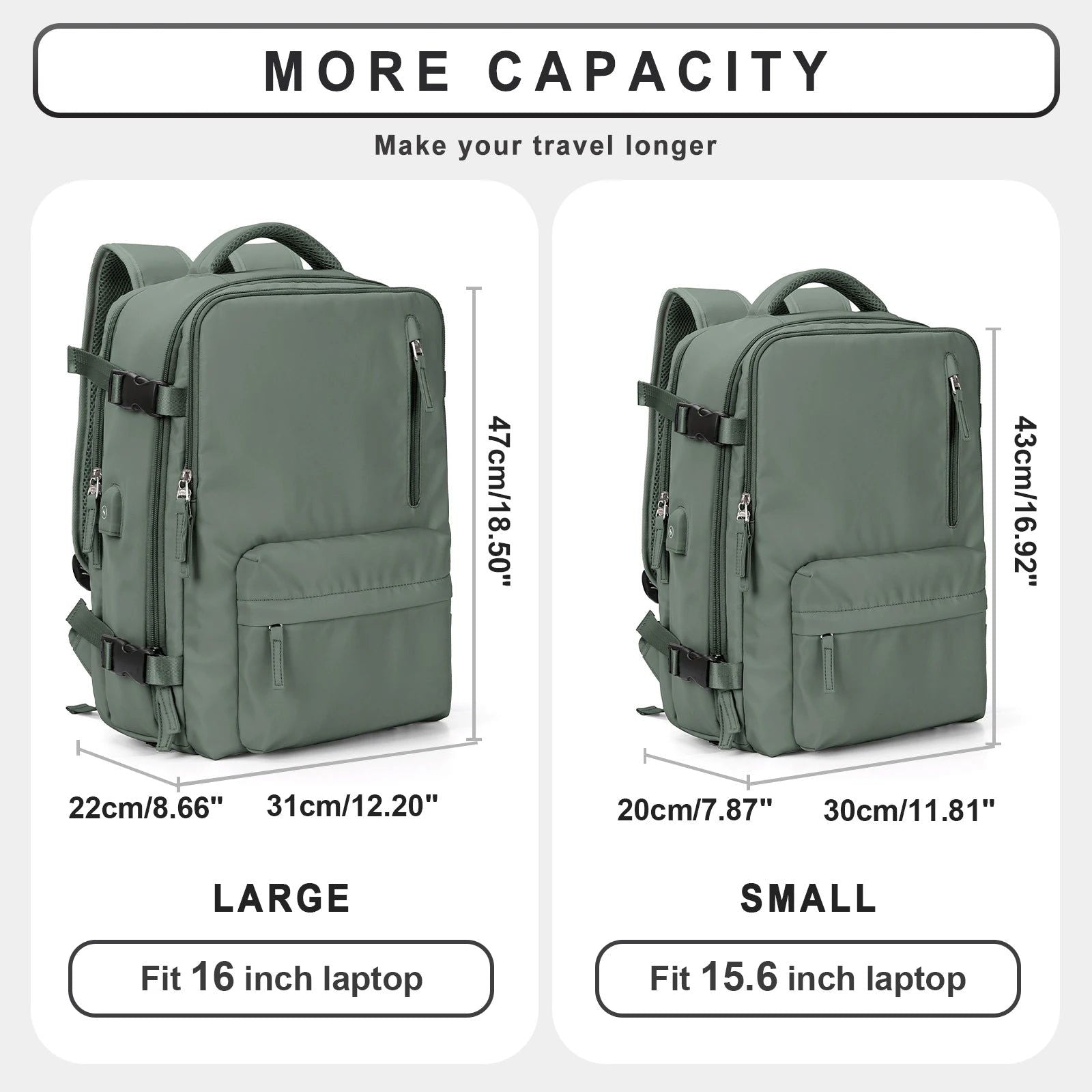 Travel Backpack for Women and Men - Kart It Up   - 41280612368471|41280612401239 
