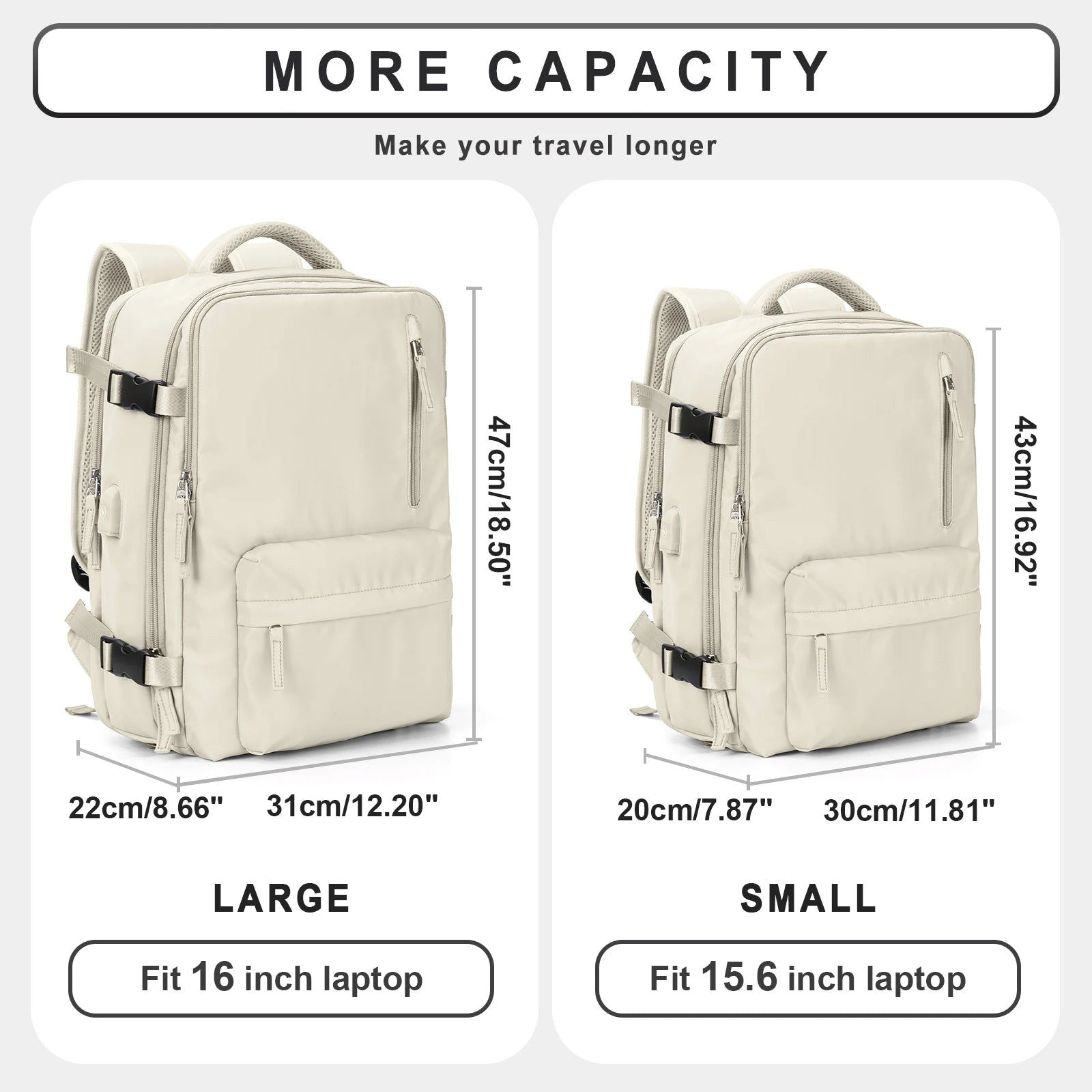 Travel Backpack for Women and Men - Kart It Up   - 41280612565079|41280612597847 