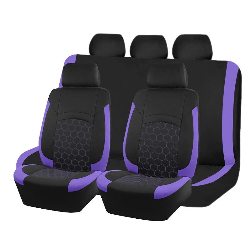 Universal Car Seat Cover Football Pattern - Kart It Up   - 41280612892759 