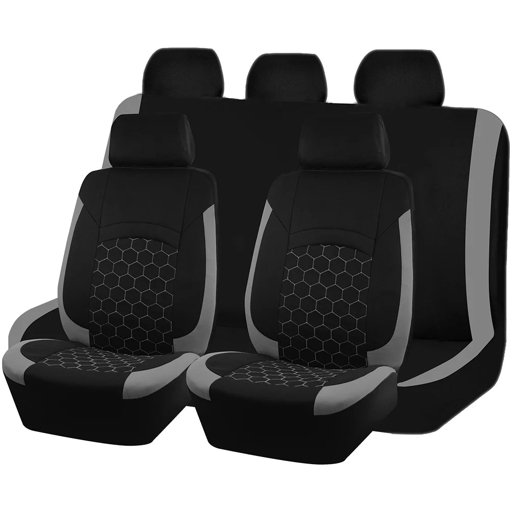 Universal Car Seat Cover Football Pattern - Kart It Up   - 41280612925527 