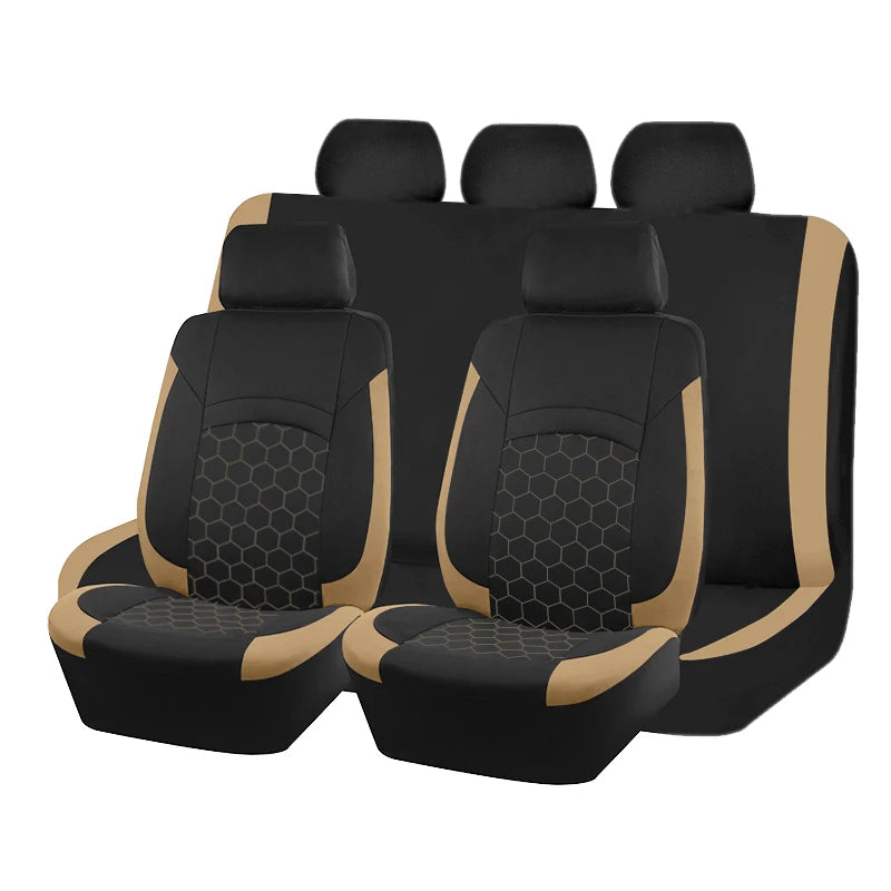 Universal Car Seat Cover Football Pattern - Kart It Up   - 41280612958295 