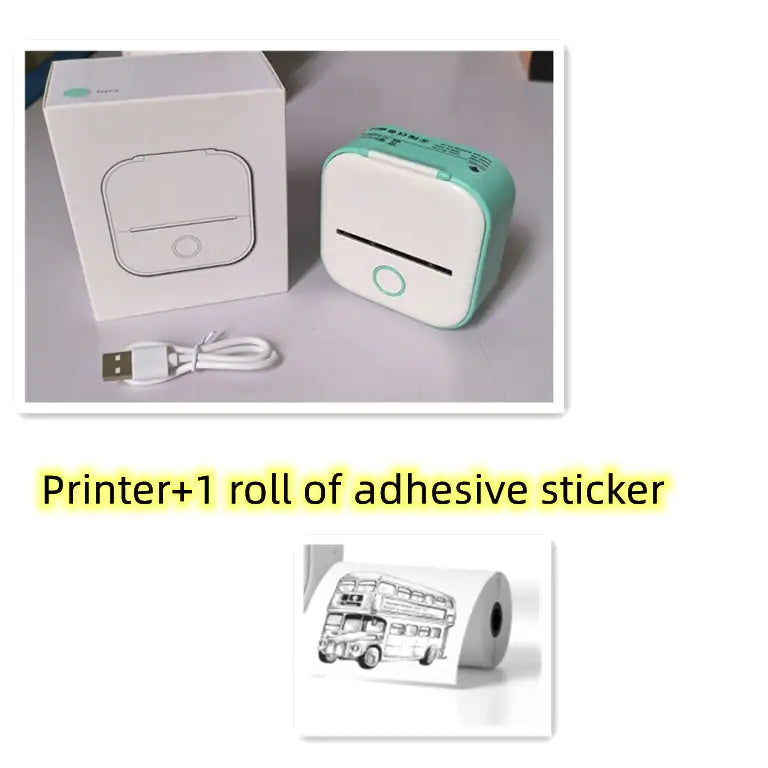 Portable Mini Thermal Label Printer - Kart It Up   - Portable Mini Thermal Label Printer - Kart It Up   -  - 