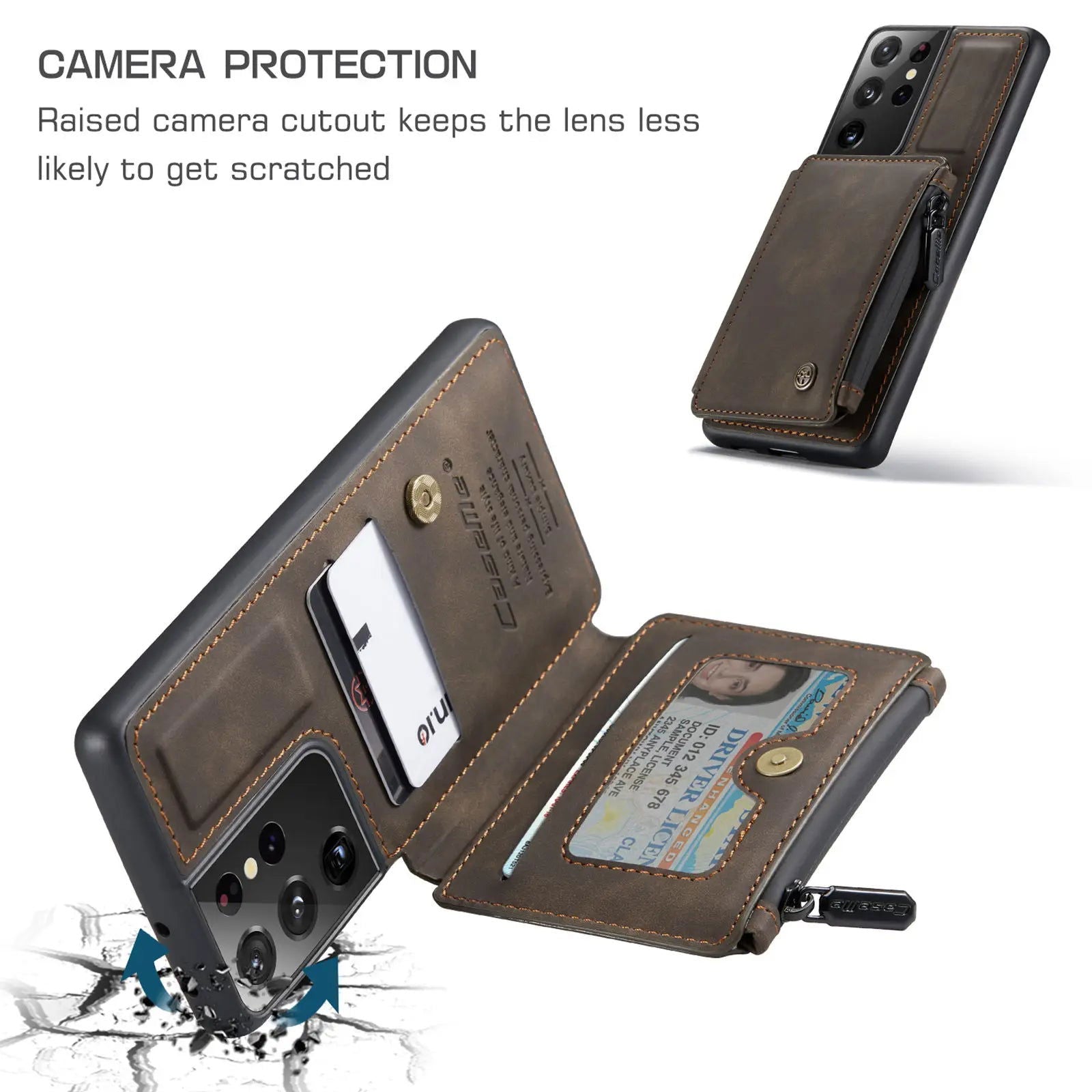 Wallet Case for Samsung Galaxy S21 Ultra - Kart It Up   -  