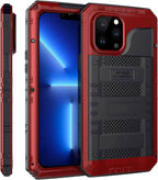 Waterproof Aluminum Metal Phone Case For iPhone 15 14 13 12 11 Pro Max XS XR 8 7 Plus 360 - Kart It Up   - 41280619282519|41280619315287|41280619348055|41280619380823|41280619413591|41280619446359|41280619479127|41280619511895|41280619544663|41280619577431|41280619610199|41280619642967|41280619675735|41280619708503|41280619741271|41280620068951|41280620101719|41280620134487|41280620167255|41280620200023|41280620232791|41280620265559|41280620298327 
