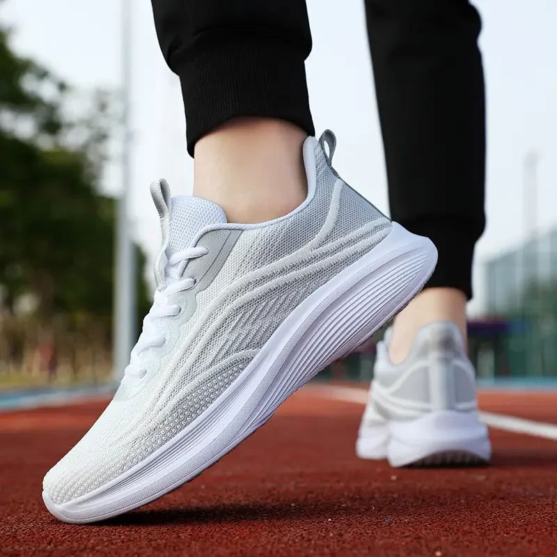 Women Fashion Mesh Breathable Men Sneakers Outdoor Sports Sneakers Comfortable Men Shoe - Kart It Up   -  