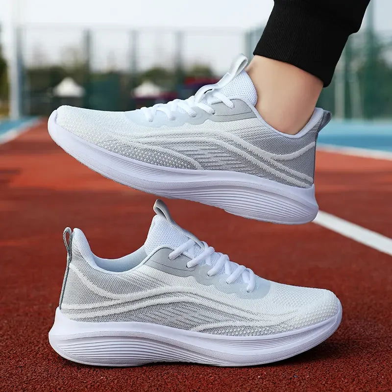 Women Fashion Mesh Breathable Men Sneakers Outdoor Sports Sneakers Comfortable Men Shoe - Kart It Up   -  