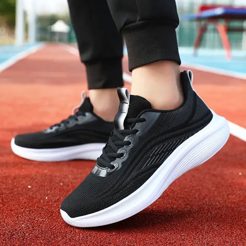 Women Fashion Mesh Breathable Men Sneakers Outdoor Sports Sneakers Comfortable Men Shoe - Kart It Up   -  