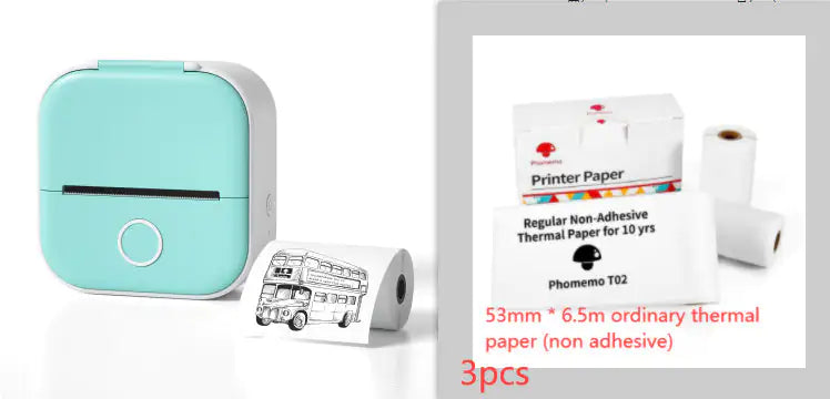 Portable Mini Thermal Label Printer - Kart It Up   - Portable Mini Thermal Label Printer - Kart It Up   -  - 